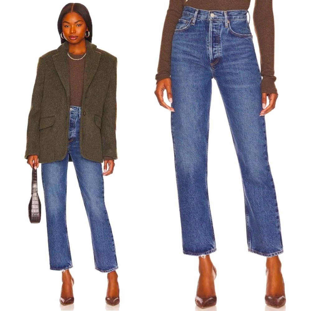 90's Pinch Waist in Range
AGOLDE - dark wash jeans
